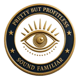 Challenge coin: pretty but profitless