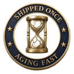 Challenge coin: shipped once, aging fast